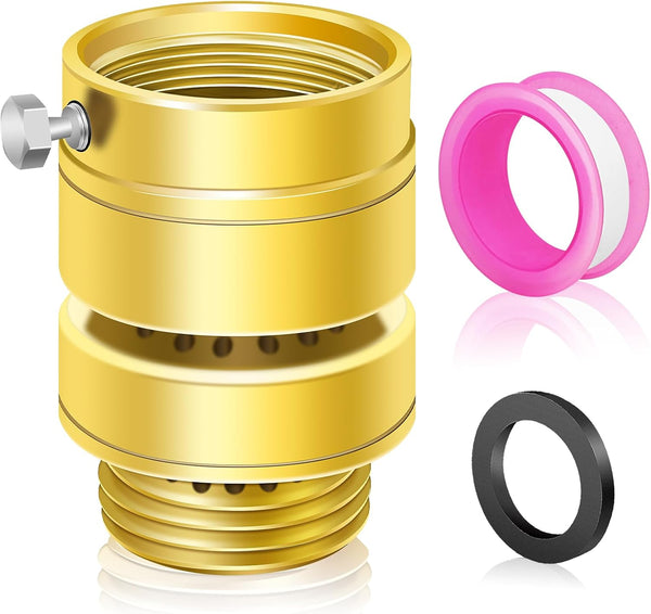 Fine Thread Vacuum Breaker - PK1390 1-1/16" Female No Lead Brass - Self-Draining Hose Bib Vacuum Breaker