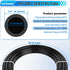 mxuteuk 1/4" Air Hose Fittings, 1/4" OD Push to Connect Fittings, 1/4" (6.35mm) OD x 32.8 Feet PU Tube (15PCS)