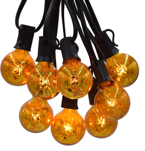 Hometown Evolution, Inc. Gold Outdoor Patio String Lights (10 ft, G40 Gold