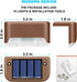 DenicMic Solar Deck Lights Outdoor, 3 Pack Waterproof LED Solar Lights for Decks, Railing, Stairs, Color Changing