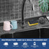 24" Splash Guard Plus Size Silicone Sink Faucet Drying Mat Handle Drip Catcher Tray Dish Sponge Holder Kitchen