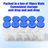 20ml Sealed Empty Vials for Injection, Transparent Glass Vials with Self-Healing Injection Port, 10pcs