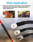 162pcs 3:1 Large Dual Wall Adhesive Heat Shrink Tubing Kit, 5 Sizes (1.25, 1, 1/2, 3/8, 1/8 inch) for Marine Electrical