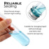 60Pack 45ML Plastic Test Tubes with Caps, Bottles Clear Bath Salt Tubes, Candy Storage Vials for Scientific