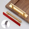 2 Pack 5 Inch Gold Barrel Knurled Cabinet Handles, Self-Adhesive Aluminum Pulls for Drawer Sliding Door