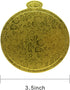 3-1/2" (9 cm) Round Mini Single Portion Cake Board, Cardboard Cake Base (Gold), 100 pcs