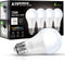 Dusk to Dawn Sensor LED Outdoor Light Bulb, A19 13W (100 Watt Equivalent), Daylight White 5000K, 1200LM, 4-Pack