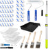 Rhibak Paint Roller Kit with Extension Pole, 27 Piece Set, 2 to 4