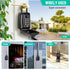 Sturdy Waterproof Key Lock Box for Outside, Large Capacity 12-Digit Combination Security Lockbox for Home, Garage,