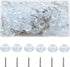 Yinluluna 100 Pack Round Clear Rubber Feet for Cutting Board, Non Slip Cutting