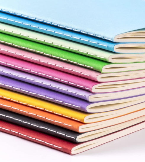 Gwybkq Small Unlined Pocket Notebooks, 12 Pack Mini Notepads, 3.5 x 5.5 Inches, 30 Sheets/60 Pages for Kids.