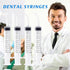 Wisdom Teeth Syringe, 12ml Dental Syringe with Curved Tip & Measurement, Sterile Individually Packaged for Oral Dental
