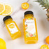 45pcs 8oz TOMNK Plastic Juice Bottles with Black Caps Empty Reusable Clear Bottles with Label, Funnel and Brush