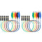 Makeronics Alligator Clip to Breadboard Jumper Wires, 10pcs 12 inch, 22AWG Test Lead