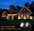 120V 12W 3000K 2 Pack TOVEENEN LED Outdoor Landscape Spotlight Waterproof Spot Lights for Yard House Garden Christmas
