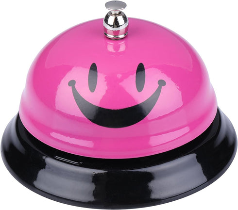 I-MART Call Bell, Service Bell for Office, Hotel, Classroom, Kitchen, Restaurants (Smiley Face Pink)