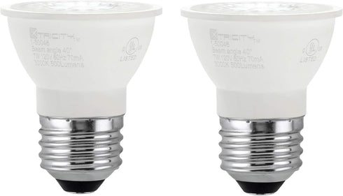 Xtricity Dimmable LED PAR16 Spot Light Bulb, 50W Equivalent (7W), 500 Lumens, 3000K Soft White, 2 Pack