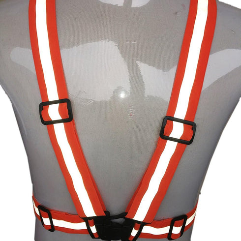 zojo Reflective Vest - Lightweight, Adjustable & Elastic for High Visibility Running, Jogging, Walking, Cycling (Neon