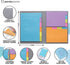 Panda Planner Sticky Notes Set – 140 Assorted Spring Colors with Dotted, Lined, Blank & Tabbed Notes