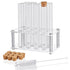 Ackers Transparent Acrylic Test Tube Bottle Holder, Built-in Handle, 12 Tube Capacity, 1.1" (27mm) Holes for 80ML Test