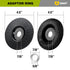 GRAFF Premium Wood Carving Disc 4 1/2 Inch for Angle Grinder, Shaping and Grinding Wheel for Woodworking