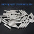 Glarks 50-Pieces Stainless Steel Dowel Pin 5x25mm Shelf Support Pegs, Fasten Elements Pin Rod