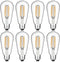 Gozelux Vintage LED Edison Bulbs, 6W, Equivalent 60W, Dimmable, Warm White 2700K,