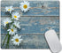 Custom Daisy Mouse Pad, Daisy Flowers on Old Wooden Design, Gaming Mouse Pad 9.5 X 7.9 Inch
