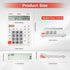 Calculator Handheld Large Display with 12 Digits, Dual Solar Power and Battery, Tax and Check Function