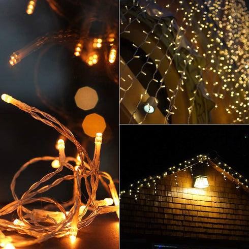 40 432 81 8 Brightown Icicle Lights for Outside, FT LED Icicle Christmas Lights Outdoor with Drops, Modes, Connectable