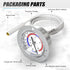 MEANLIN MEASURE 2Pcs Vapor Capillary Thermometer, 2" Dial, Stainless Steel Front Flange Mount, Temperature Range