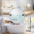 5 17-28 Inch SLIIMU Suction Cup Towel Bar for Shower with Hooks, Adjustable Long Bathroom Wall Washcloth