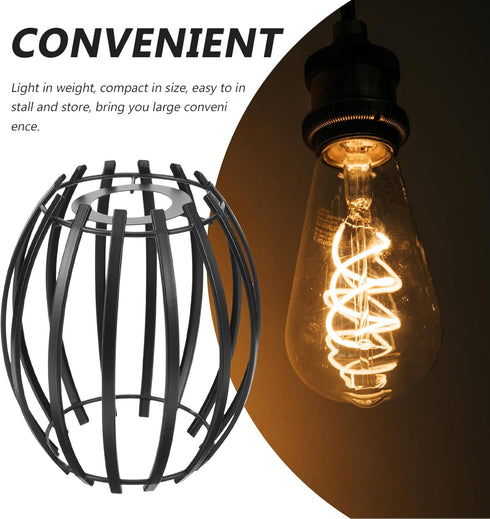 6.29X5.51X5.51 Inch GANAZONO Geometric Pendant Light Shade Hollowed Metal Lampshade Modern Hanging Lampshade Cover