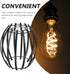 6.29X5.51X5.51 Inch GANAZONO Geometric Pendant Light Shade Hollowed Metal Lampshade Modern Hanging Lampshade Cover
