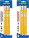 BAZIC Pencil Wood Pre-Sharpened #2 HB Jumbo Pencils - Premium Yellow Pencils for School Office (4/Pack), 2-Packs