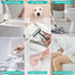 Set BARROCK Chrome Handheld Bidet Sprayer for Toilet,Stainless Steel Baby Cloth Diaper Jet Spray Kit,Bathroom Toilet