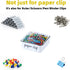 Creamic Farmhouse Paper Clip Holders for Desk 3.3-Inch (White)