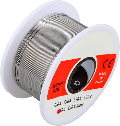 50g 0.3mm Tin Rosin Core Soldering Wire, Sn60 40 Flux 1.2% for Electrical Circuit Board DIY Home Appliance Repair