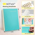 SUNEE A4 Size Meeting Notebook with Action Items - 160 Pages, Spiral Project Planner for Note Taking, Teal