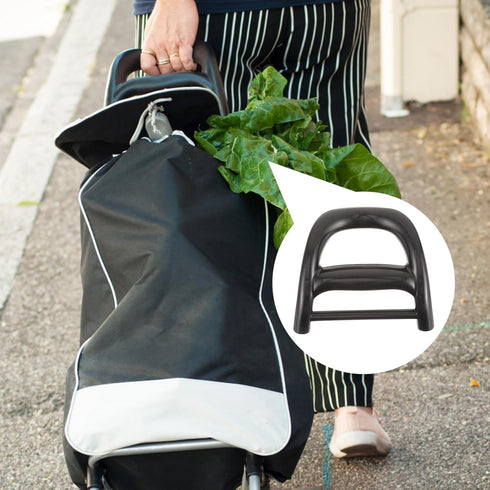 TEHAUX Heavy Duty Rolling Cart Handle - Easy Installation for Trolleys