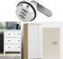 Lpraer Combination Cam Lock Security Locks Set of 2, Password Coded for Safety of Box Cabinet Drawer Mailbox