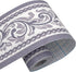 Yifely Moistureproof PVC Wallpaper Border, Peel & Stick Scroll Wall Borders Sticker for Home Decor