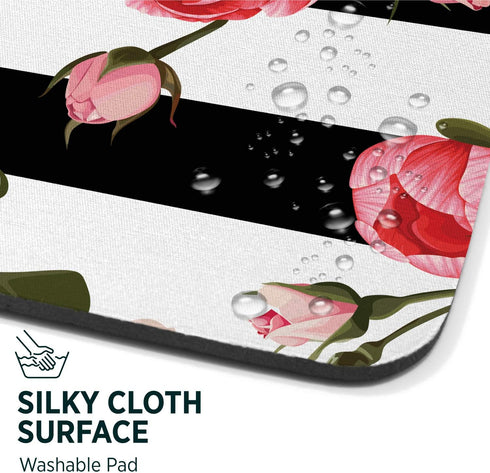 Oriday Custom Gaming Mouse Pad, Inspirational & Motivational Design for Women (Marine Rose)