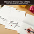 XISHIUYIS 24 Pack Set, (3.5x5in) Thank You Cards with Envelopes - Heart Design Thank You Notes with Envelopes Small