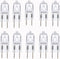 NTZTO G8 Halogen Bulbs 24V,2700K Warm White (190 Lumens),Dimmable,for Under Cabinet Lighting,Range Hood,Desk