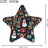 ALAZA Merry Christmas Snowman Snowflake Retro Star Xmas Star Shaped LED Night Light Dusk to Dawn Sensor Plug in Night
