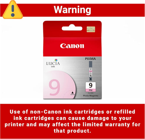 Canon PGI-9 Genuine Photo Magenta Ink Tank, Compatible with Pro9500 Printers