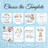 Wtuye 50pcs Custom Waterproof Baby Shower Hand Sanitizer Sticker Labels Personalized Thank You Wedding Favor Stickers
