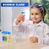 Xuhal 200 Counts 50ml Centrifuge Tubes with Screw Cap, Self Standing Plastic Test Tubes for Science