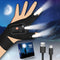 Fathers Day Gift, Flashlight Gloves for Men, Rechargeable (2 Pcs) for Dad, Husband, Brother, Cool Gadgets for Fishing